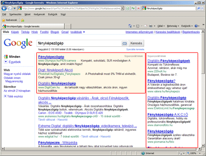AdWords minta